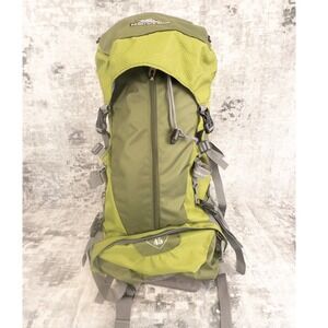 High Sierra 45L Green Internal Frame Backpack Hiking Camping Gear Trail Pack
